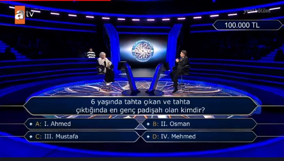 6 yaşında tahta çıkan ve tahta çıktığında en genç padişah olan kimdir?
