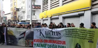 Ağrı'da Gazze İle Dayanışma Protestosu