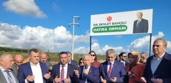 Didim'de MHP Genel Başkanı Bahçeli için Hatıra Ormanı Oluşturuldu