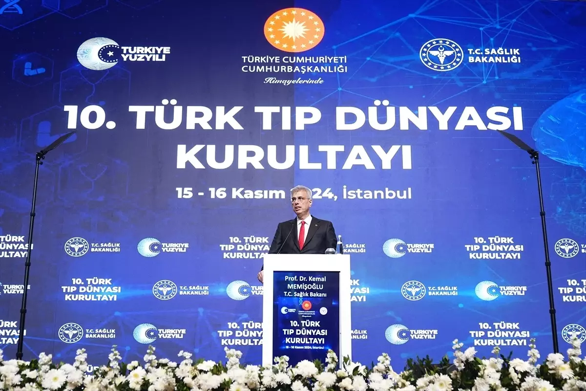 Sağlık Bakanı Memişoğlu "10. Türk Tıp Dünyası Kurultayı"nda konuştu Açıklaması