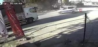 Kahramanmaraş'ta Kaçan Sürücü İstinad Duvarına Çarparak Yakalandı
