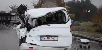 Amasya'da Kazaya Müdahale Eden Polis Otosuna Tır Çarptı