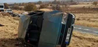 Denizli'de devrilen otomobildeki 1 kişi öldü, 1 kişi yaralandı