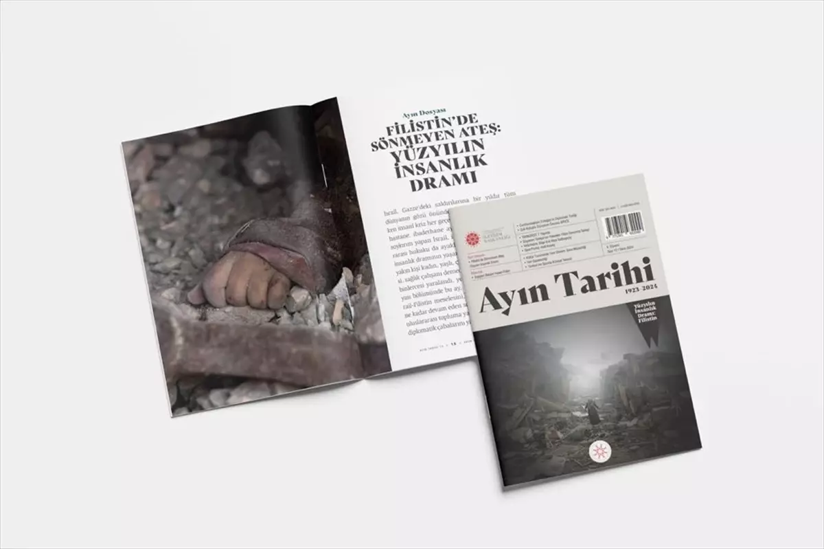 İletişim Başkanlığının 'Ayın Tarihi' dergisinde '1. Yılında İsrail'in Gazze'ye Saldırıları' ele alındı