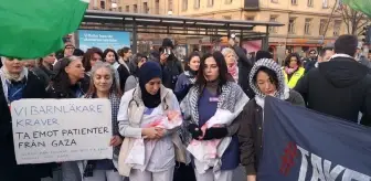 İsveç'te İsrail Protesto Edildi