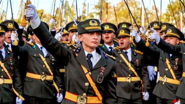 Two lieutenants participating in the sword oath ceremony were referred to the disciplinary board