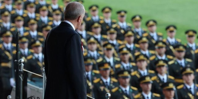 Two lieutenants participating in the sword oath ceremony were referred to the disciplinary board