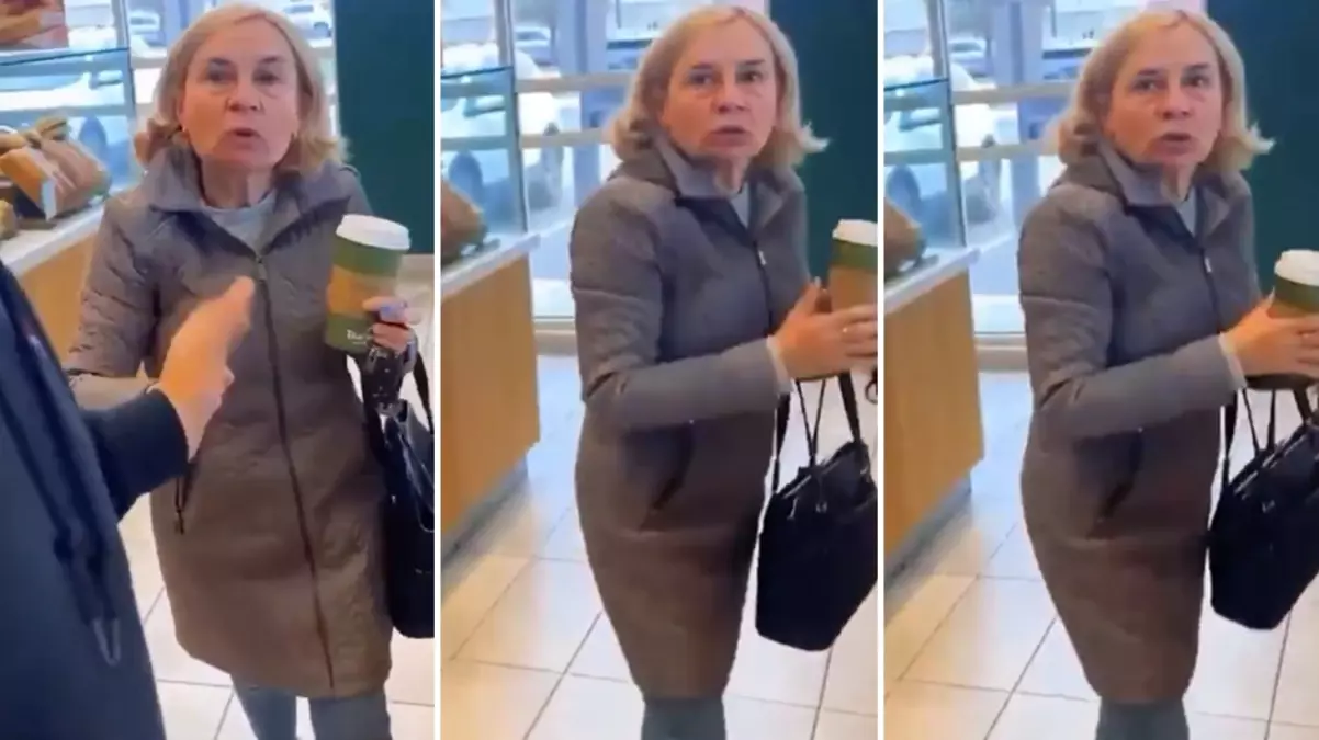 ABD'de bir kadının Filistin kıyafeti giyenlere yaptığı tepki çekti