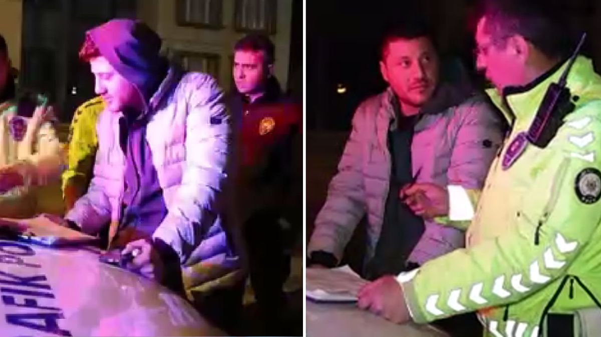 Alkollü sürücüden polise 'pes' dedirten soru