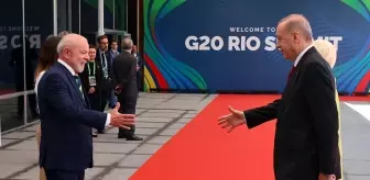 Cumhurbaşkanı Erdoğan, G20 Liderler Zirvesi resmi karşılama törenine katıldı