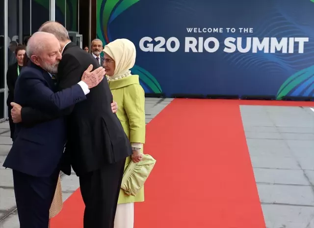 President Erdoğan attended the official welcoming ceremony of the G20 Leaders Summit