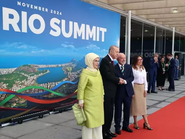 President Erdoğan attended the official welcoming ceremony of the G20 Leaders Summit