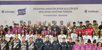 Dilovası'nda Amatör Sporculara Malzeme Desteği