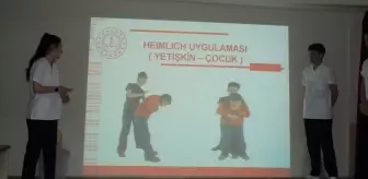 Sivas'ta Öğrencilerden İlk Yardım Semineri