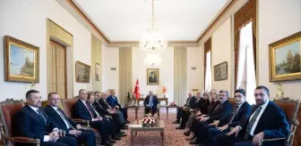 TBMM Başkanı Kurtulmuş, Türk Parlamenterler Birliği Başkanı Pakdil'i kabul etti