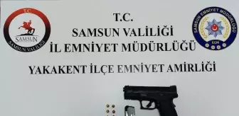 Samsun'da Ruhsatsız Silah Ele Geçirildi