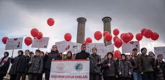 Erzurum'da Çocuklar Dünya Çocuk Hakları Günü'nde Seslerini Duyurdu