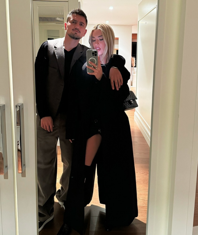 Cengiz Ünder's surprising entrance to the party for his girlfriend