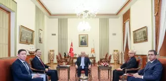 TBMM Başkanı Numan Kurtulmuş, Kırgızistan Büyükelçisi'ni Kabul Etti