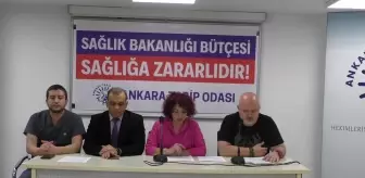 Ttb'den Sağlık Bakanlığı Bütçesine Tepki: 'Bu Bütçe 'Yenidoğan Çeteleri'ne, Yeni Sağlık Çetelerine Yol Açacak Bir Bütçe, Kabul Edilemez'