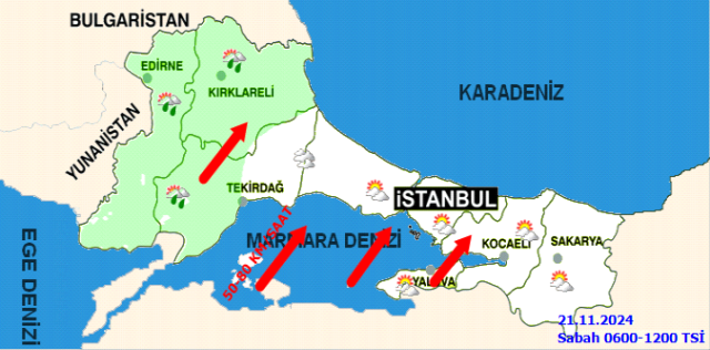22 Kasım İstanbul hava durumu | İstanbul'da hava nasıl olacak, kar yağacak mı? İstanbul günlük ve 5 günlük hava durumu tahmini!