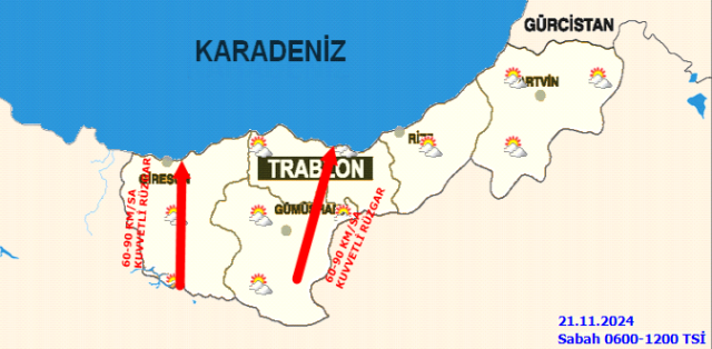 22 Kasım Trabzon hava durumu | Trabzon'da hava nasıl olacak, kar yağacak mı? Trabzon günlük ve 5 günlük hava durumu tahmini!