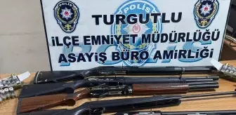 Turgutlu'da Silahlı Gösteri Yapan 5 Şüpheli Tutuklandı