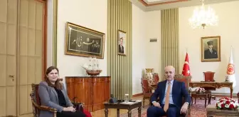 TBMM Başkanı Kurtulmuş, Nikaragua'nın Ankara Büyükelçisi Silva'yı kabul etti