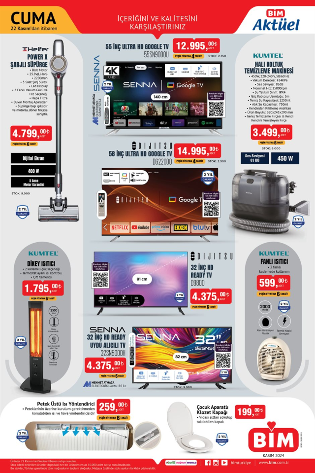 BİM 22 KASIM AKTÜEL KATALOĞU! BİM'de hangi aktüel ürünler var? 22 Kasım Cuma günü Bim'e hangi ürünler gelecek? BİM 22 KASIM AKTÜEL KATALOĞU! BİM'de hangi aktüel ürünler var? 22 Kasım Cuma günü Bim'e hangi ürünler gelecek?