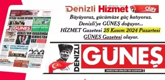 Denizli Hizmet Gazetesi, Yeni İsimle Güneş Gazetesi Olarak Yayın Hayatına Devam Ediyor