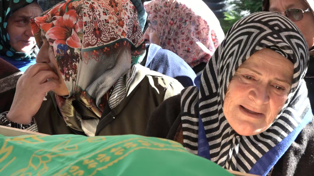 The house they took due to the fear of landslides became a grave for their son