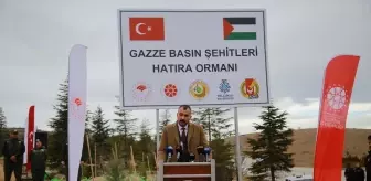 Konya'da, Gazze'de şehit düşen basın mensupları için hatıra ormanı oluşturuldu