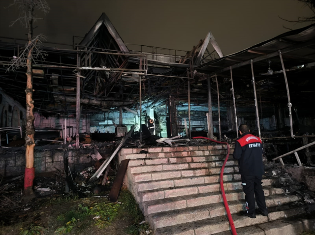 Fire disaster in the restaurant: Cleaning worker lost her life in the flames