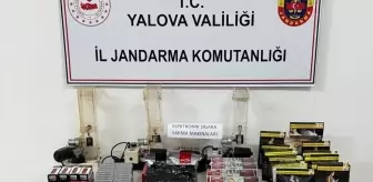 Yalova'da Jandarma Operasyonu: 441 Tütün Dolmuş Makaron Ele Geçirildi