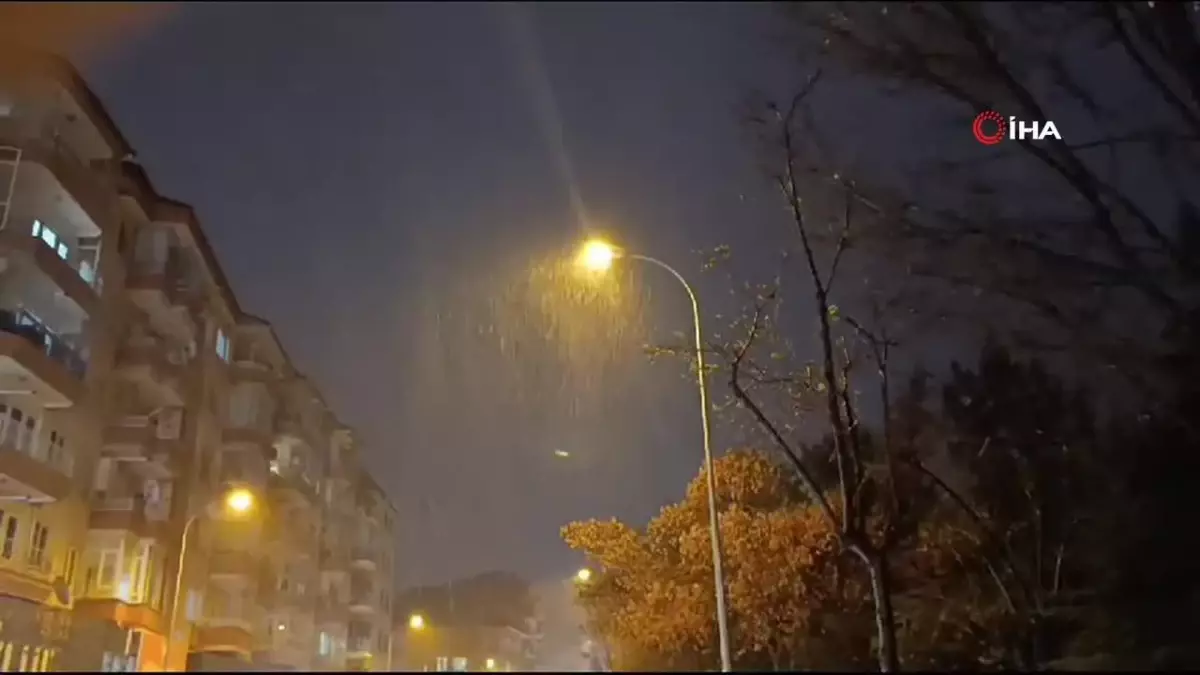 Afyonkarahisar'da Kar Yağışı Başladı