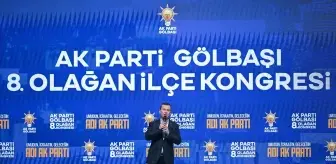 AK Parti Gölbaşı İlçe Kongresi'nde Türkiye Yüzyılı Vurgusu