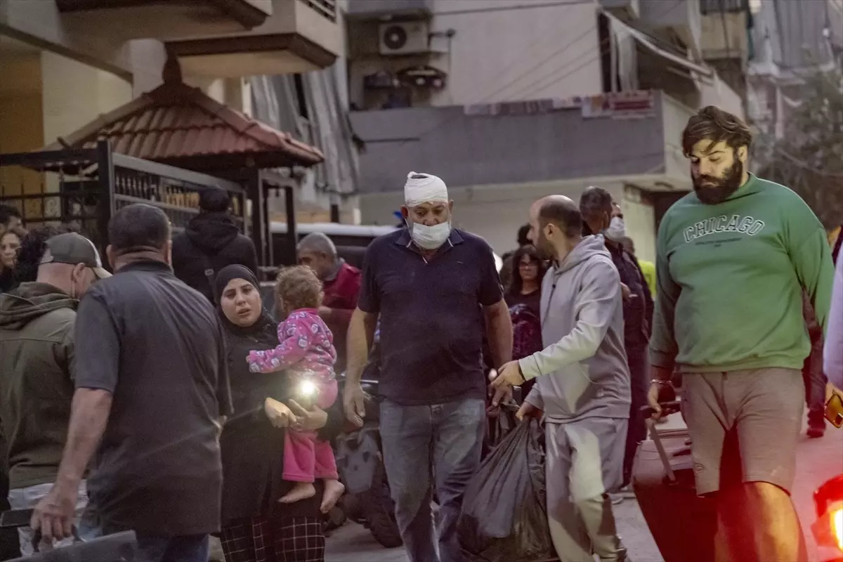 İsrail Ordusu, Beyrut'ta Şiddetli Hava Saldırısı Düzenledi