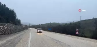 Kastamonu'da Kar Yağışı Başladı, Yollar Beyaza Büründü