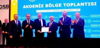 Mersin Tarsus OSB, Yeşil OSB Belgesi Almaya Hak Kazandı