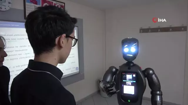 Turkey's first humanoid artificial intelligence robot Ada has started teaching