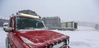 Uludağ'da Kar Yağışı Başladı, Kayak Sezonu Yolda