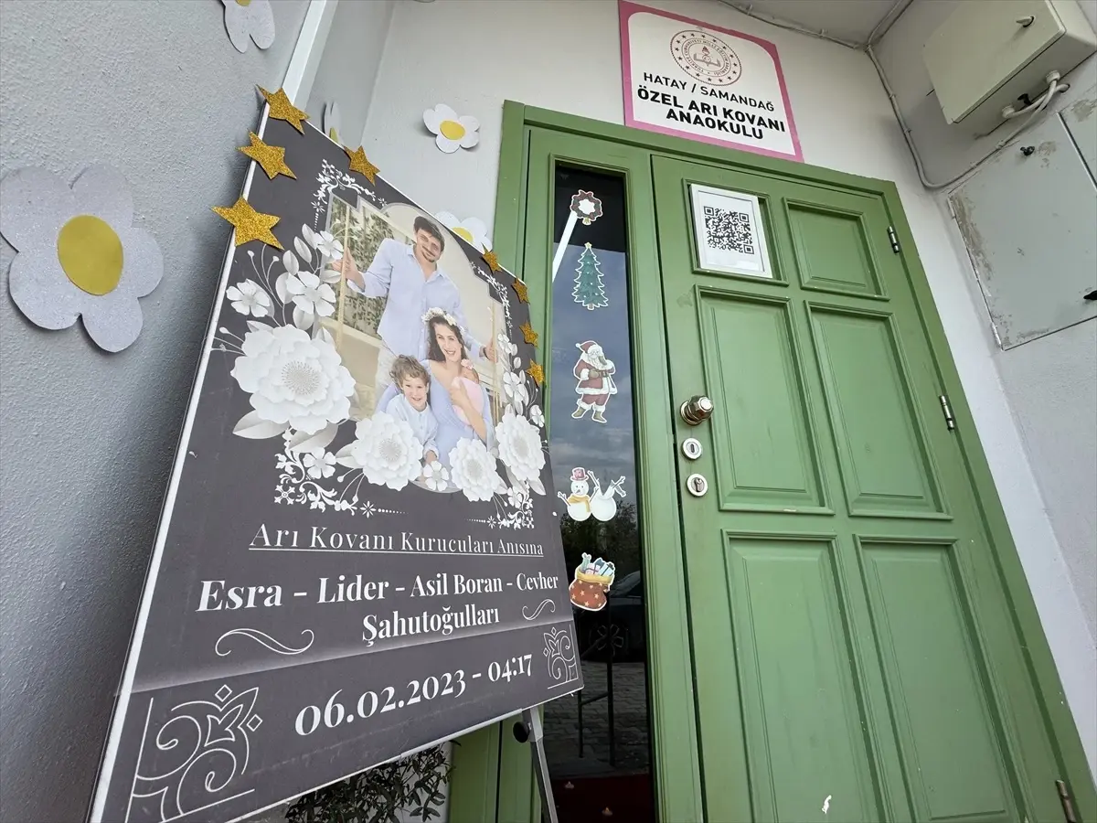 Depremde Hayatını Kaybeden Öğretmenin Anaokulu Yeniden Faaliyete Geçti