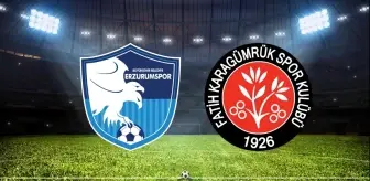 Erzurumspor-Karagümrük maçı kaç kaç bitti? Erzurumspor Karagümrük maçını kim kazandı? GENİŞ MAÇ ÖZETİ