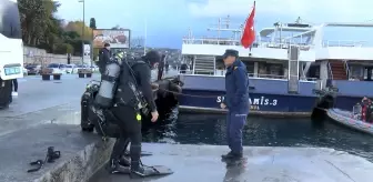 Sarıyer'de denize düşen kız arkadaşının peşinden atlayan gencin görüntüleri ortaya çıktı