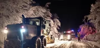 Sinop'ta Kar Nedeniyle Mahsur Kalan Hastalar Kurtarıldı