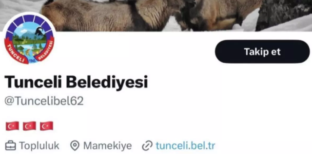 Tekbıyıkoğlu, who was appointed as a trustee in Tunceli, changed the 'Dersim' expression on the X account