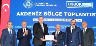 Antalya OSB, TSE'den 'Yeşil OSB' Belgesi Aldı