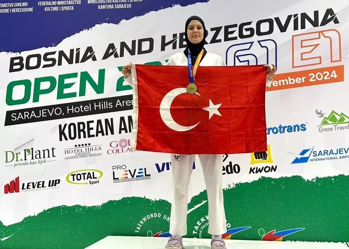 Elifnaz Köseoğlu, Avrupa Taekwondo Şampiyonu Oldu