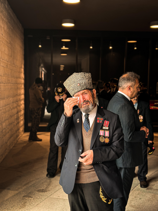 The Cyprus veteran could not hold back tears upon hearing what he heard