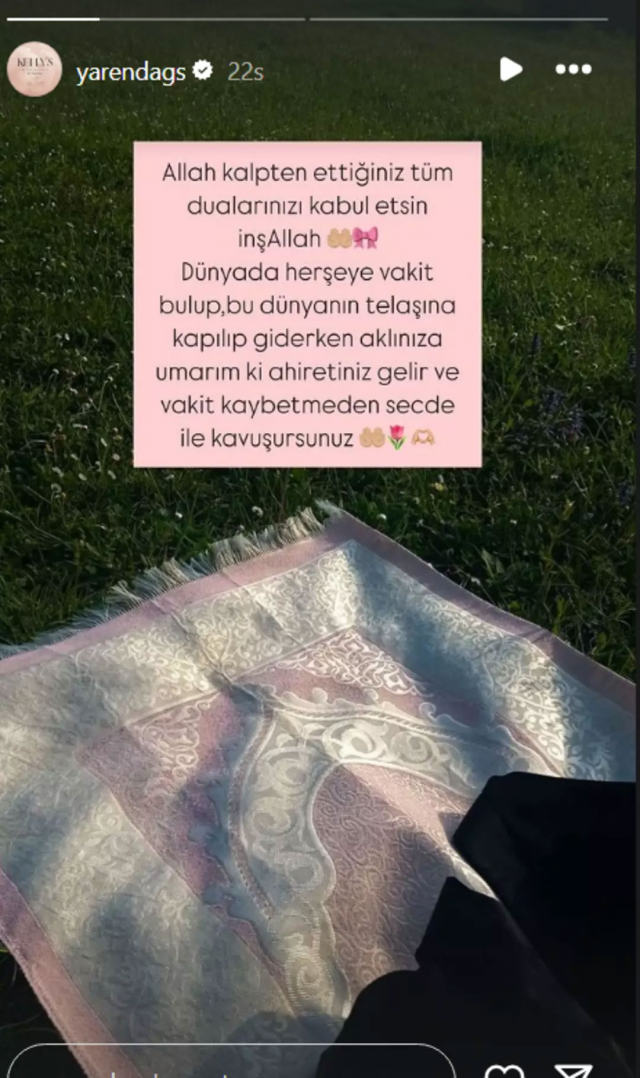 'Kısmetse Olur' Yaren deleted all her posts and entered into hijab.